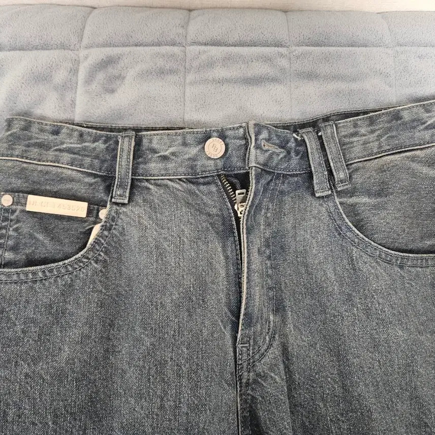 [BUNJANG] DEKETE Calik Denim Mid Rise Wide Jeans Blue 30 / 데케트 calik denim mid rise wide jeans 30