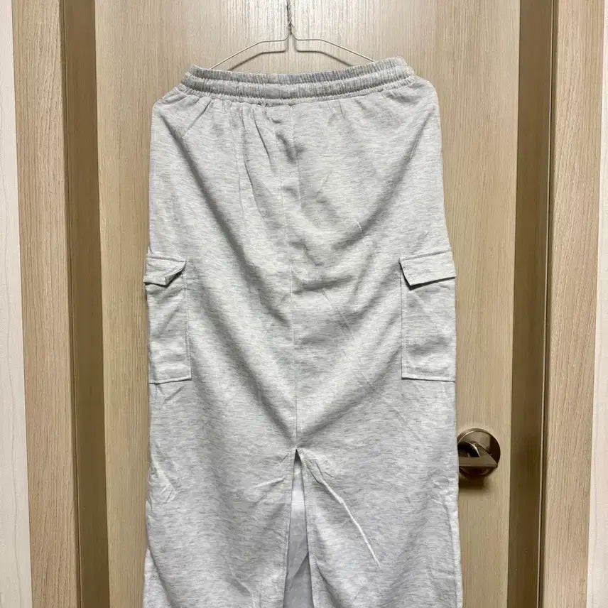 [BUNJANG] Melange Gray Cargo Skirt / 멜란지 그레이 카고 스커트