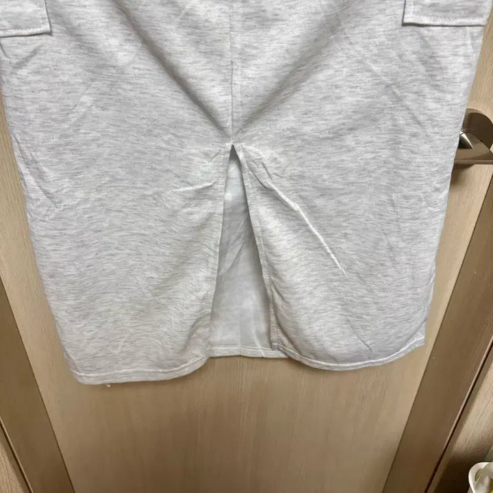 [BUNJANG] Melange Gray Cargo Skirt / 멜란지 그레이 카고 스커트
