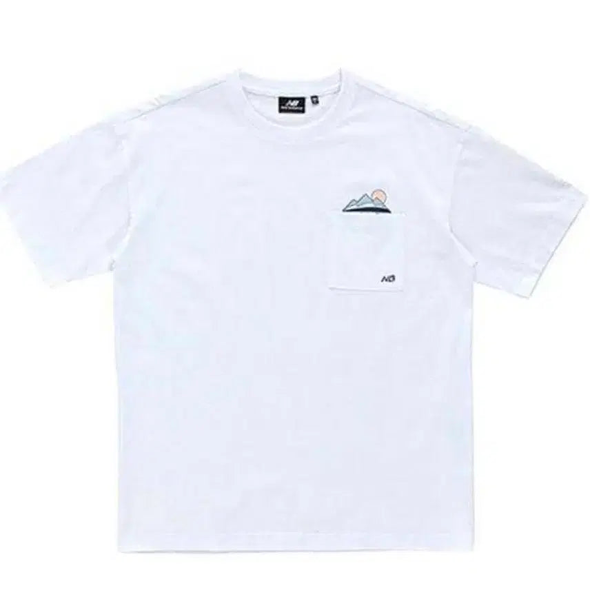 [BUNJANG] New Balance Pocket T-shirt White XL / 뉴발란스 포켓 반팔티 화이트 XL 새상품