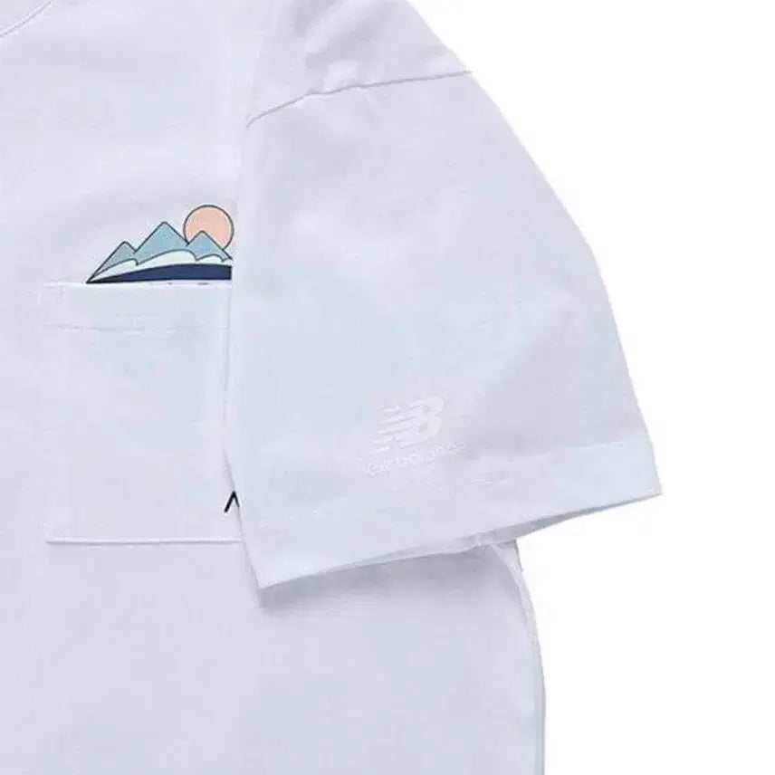 [BUNJANG] New Balance Pocket T-shirt White XL / 뉴발란스 포켓 반팔티 화이트 XL 새상품