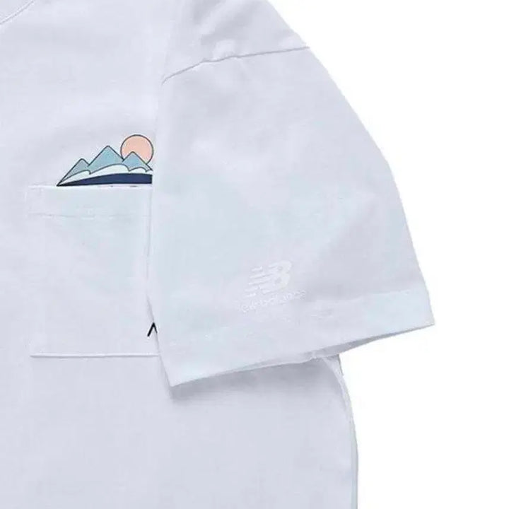 [BUNJANG] New Balance Pocket T-shirt White XL / 뉴발란스 포켓 반팔티 화이트 XL 새상품