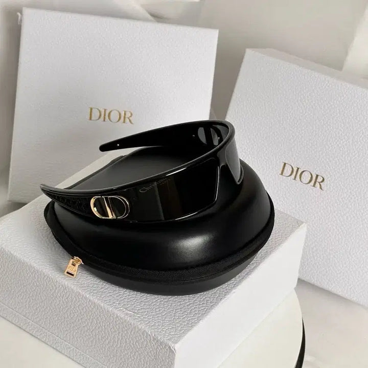 [BUNJANG] Dior Black Sunglasses Full Set / 디올 블랙 선글라스 풀박스