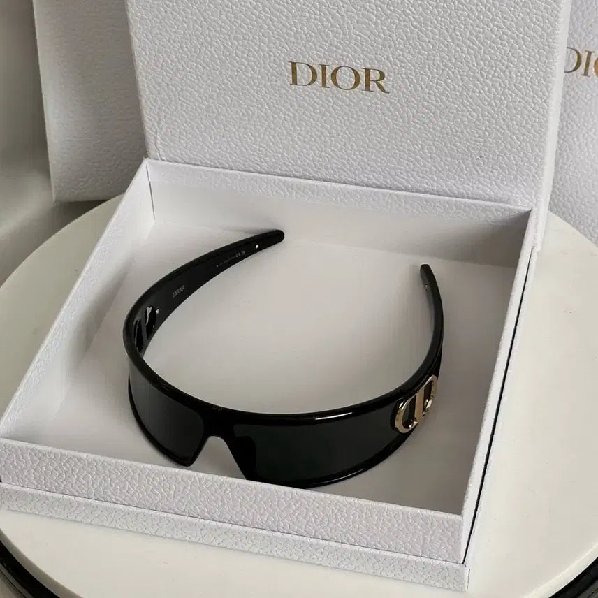 [BUNJANG] Dior Black Sunglasses Full Set / 디올 블랙 선글라스 풀박스