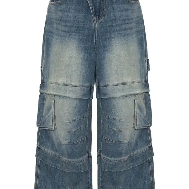 [BUNJANG] Kamien Titan Baggy Denim Pants Blue / [1 2] 카미엔 타이탄 배기 데님 팬츠 블루