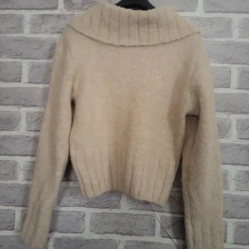 [BUNJANG] NAIN Beige Collar Thick Cardigan / NAIN 베이지 카라 도톰가디건/알뜰한여우