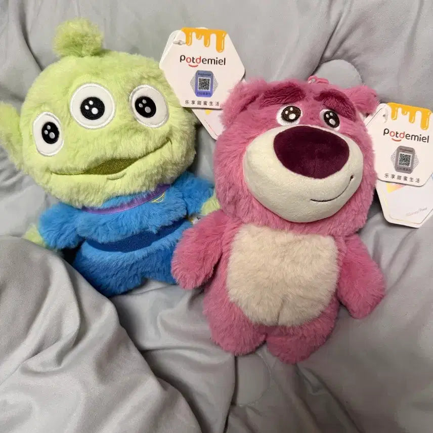 [BUNJANG] Lotso &amp; Alien Keyring (Toy Story) / 랏소와알린키링
