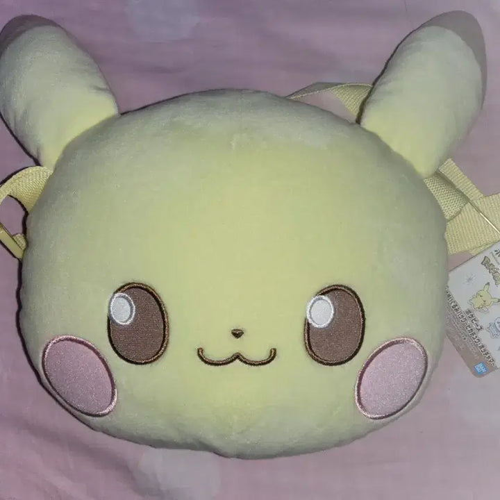 [BUNJANG] Pokemon Pikachu Face Crossbody Bag / 포켓몬스터 피카츄 얼굴 가방 인형 포켓피스
