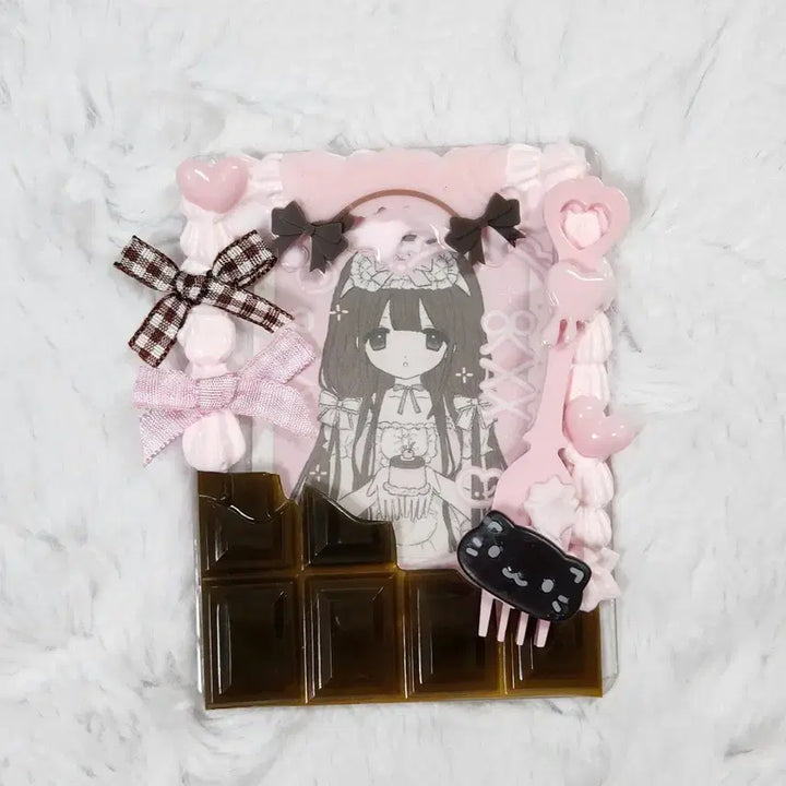 [SOLD OUT] 초코메이드 데코덴 탑꾸 포카홀더 레이스탑꾸