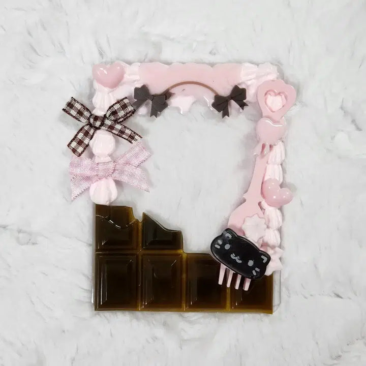 [SOLD OUT] 초코메이드 데코덴 탑꾸 포카홀더 레이스탑꾸