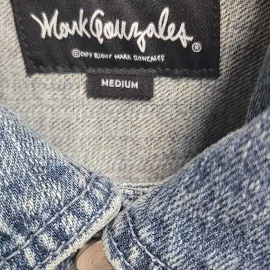[BUNJANG] Mark Gonzales Denim Jacket (M) / 마크곤잘레스 데님 자켓 (M)