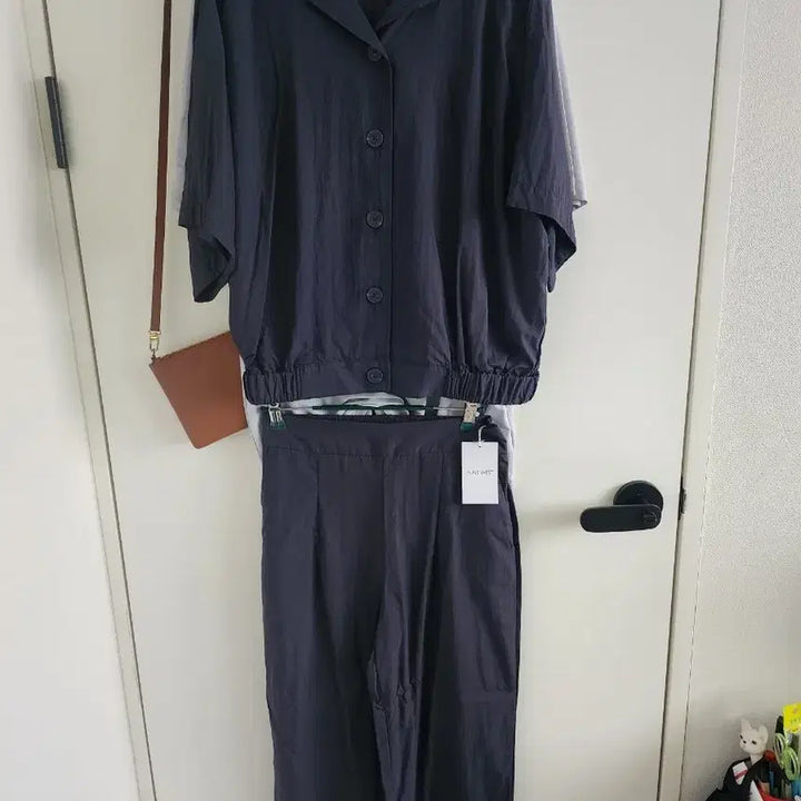 [BUNJANG] Nine West Navy Top and Bottom Set / 나인웨스트 네이비 상하의 세트