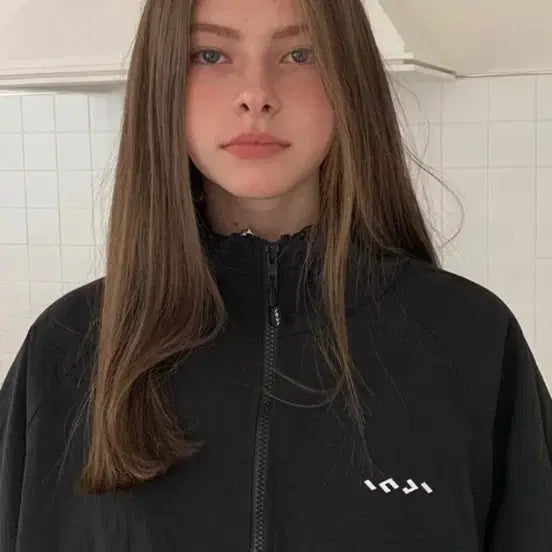 [BUNJANG] Inji Active Nylon Windbreaker Black / (새것) 인지액티브 나일론 윈드브레이커 블랙
