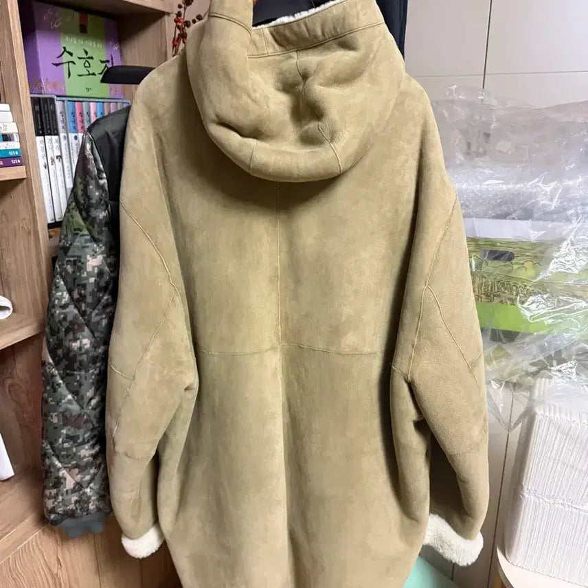 [BUNJANG] Isabel Marant Suede Shearling Lined Hooded Jacket / 이자벨마랑 무스탕 자켓