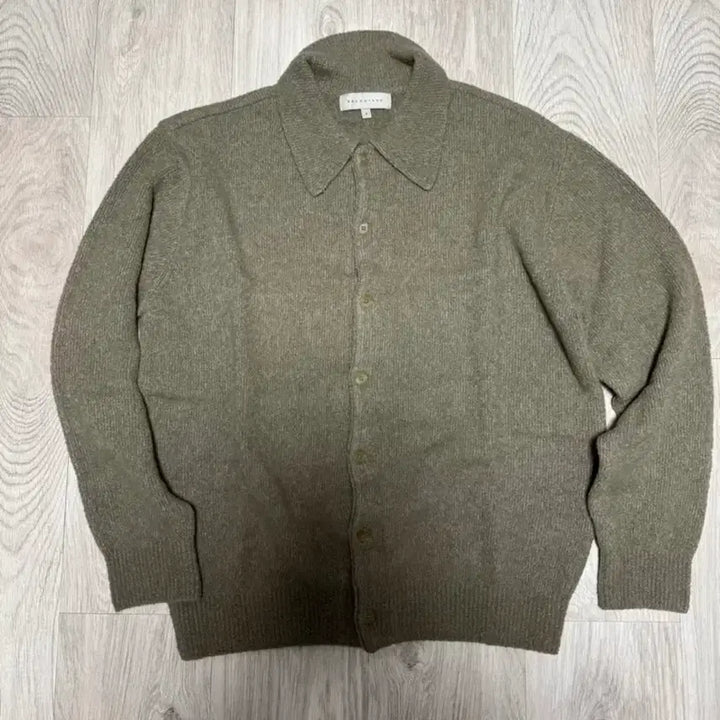 [BUNJANG] Brown Yard Olive Cardigan / 브라운야드 카라 가디건 올리브 4사이즈