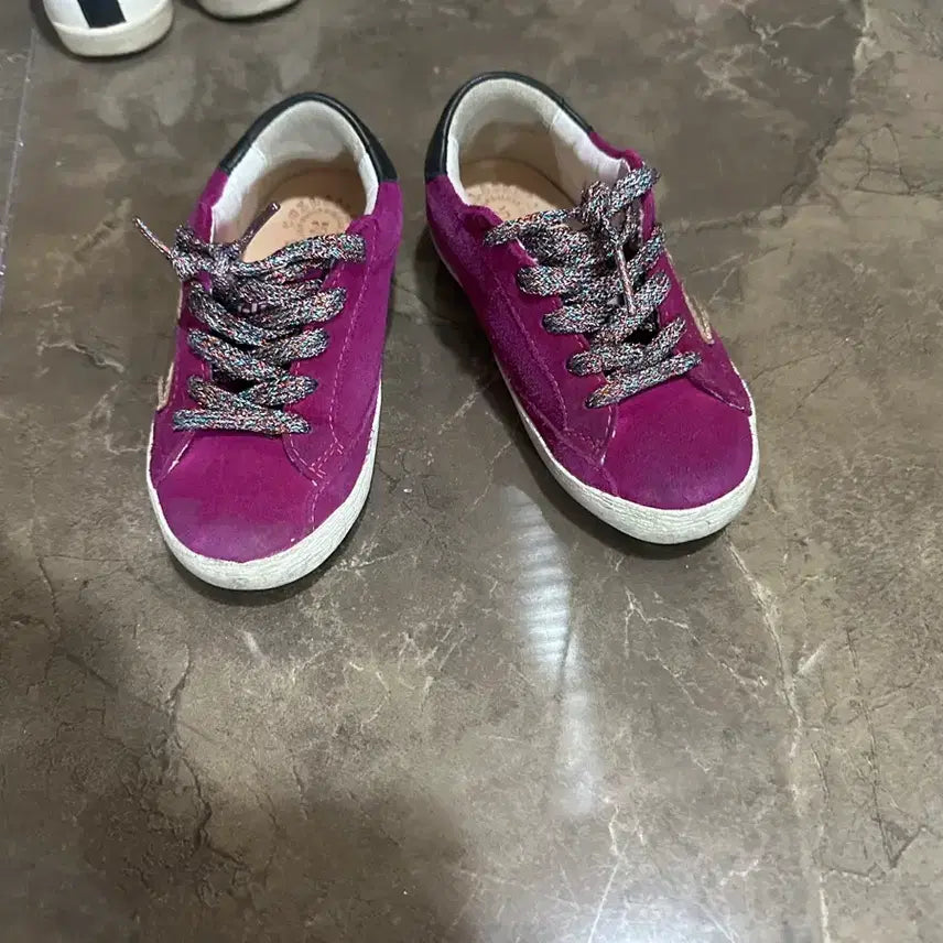 [BUNJANG] Golden Goose Purple Suede Sneakers / 골든구스 보라색 스웨이드 운동화 정품 판매 25사이즈