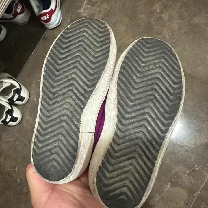 [BUNJANG] Golden Goose Purple Suede Sneakers / 골든구스 보라색 스웨이드 운동화 정품 판매 25사이즈