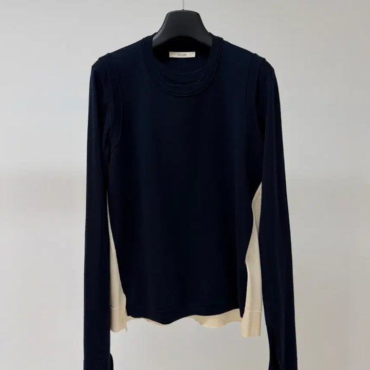 [BUNJANG] Celine Layering Knit (L) / 셀린 레이어링 니트(L)