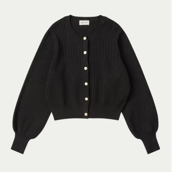 [BUNJANG] Vanillanit Kris Cable Gold Button Knit Cardigan / 바닐라니트 크리스 케이블 골드 버튼 니트 가디건
