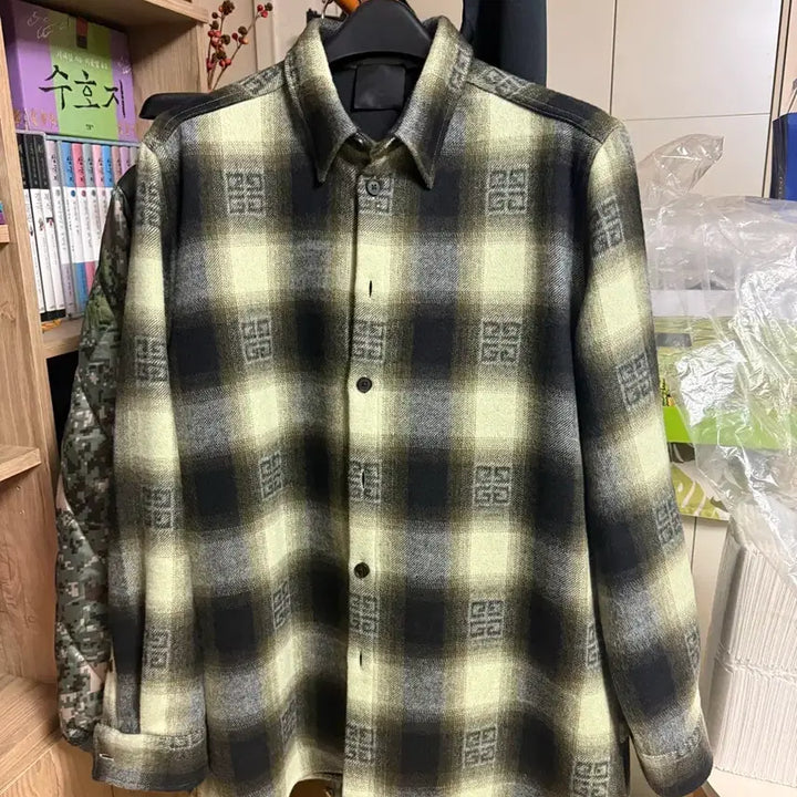 [BUNJANG] Givenchy Check Pattern Shirt Jacket / 지방시 체크 셔츠 자켓