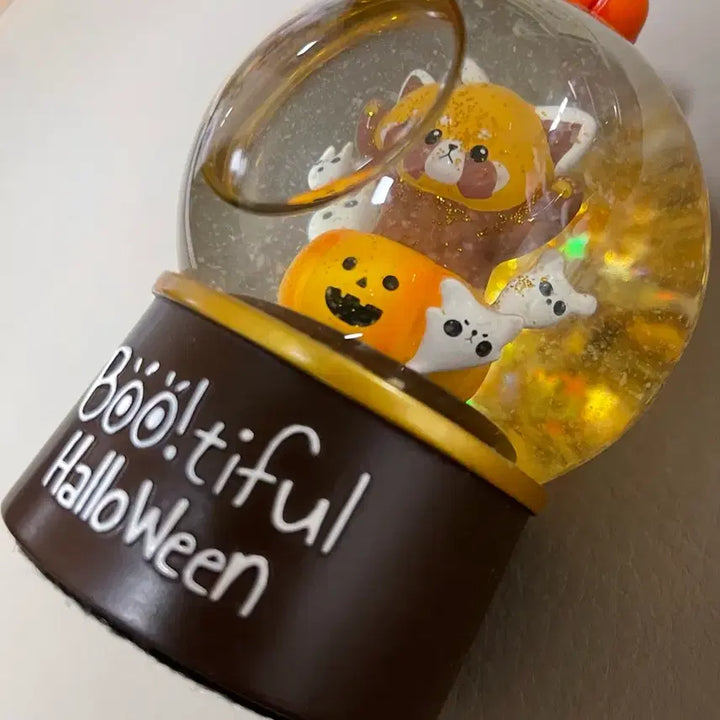 [BUNJANG] Everland Red Panda Halloween Snow Globe / 에버랜드 레서판다 할로윈 스노우볼 부티풀 할로윈