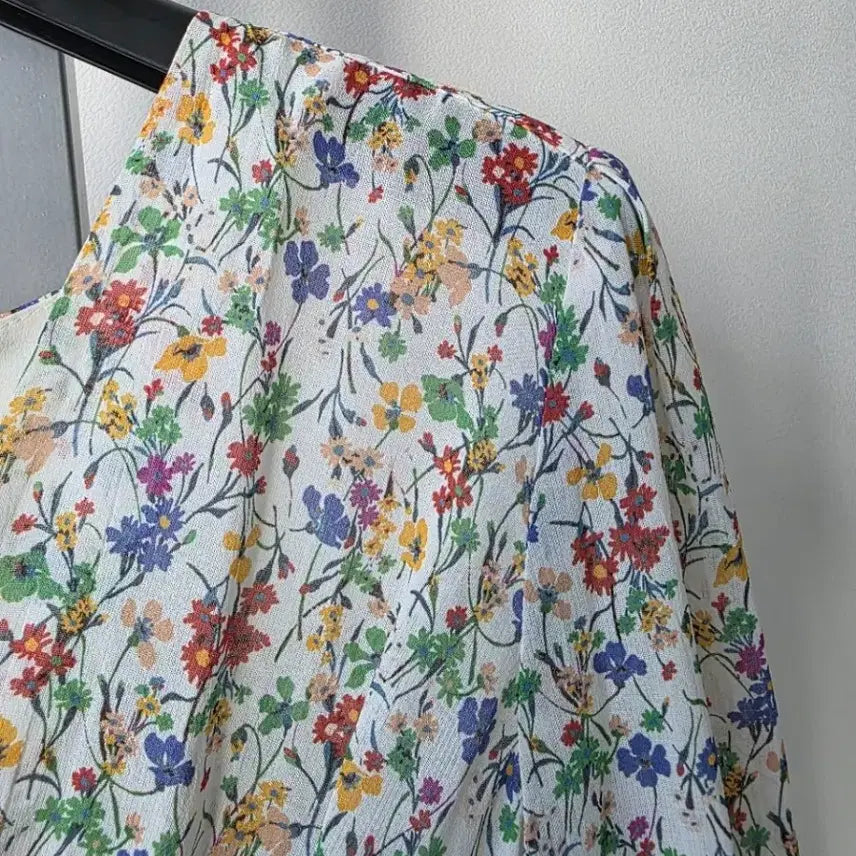 [BUNJANG] Sisley Floral Pattern Chiffon Dress / 가격내림!) 시슬리 플라워 패턴 쉬폰 원피스-55(새상급)