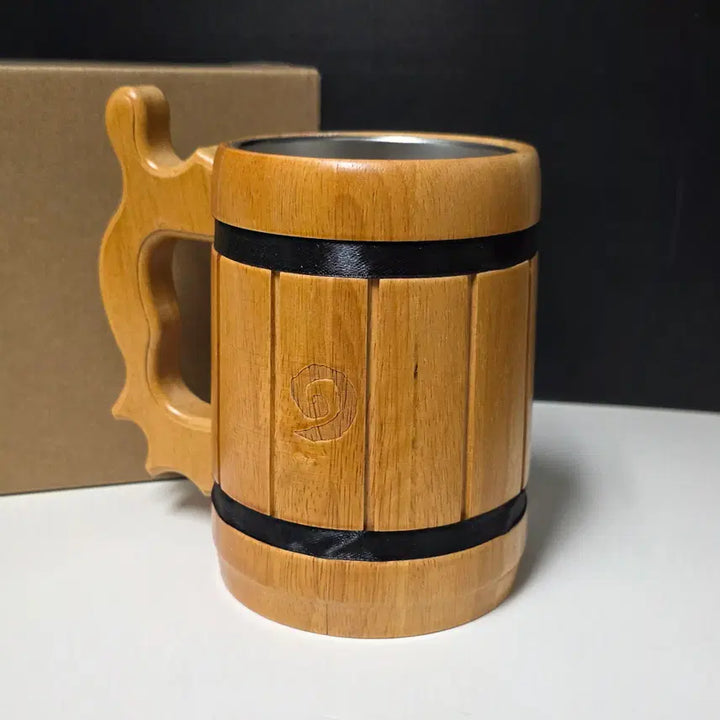 [BUNJANG] Hearthstone Battlegrounds Oak Barrel Mug / (미사용) 하스스톤 전장 한정판 오크통 머그컵