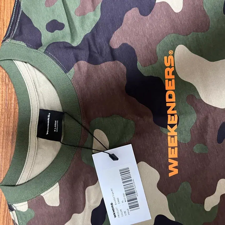 [BUNJANG] WECANDERS Camo Half Sleeve T-Shirt XL / 새상품)위캔더스 카모 반팔 xl