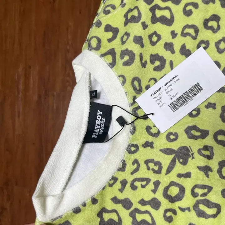 [BUNJANG] Wecanthus Playboy Leopard Short Sleeve T-Shirt / 새상품)위캔더스 플레이보이 레오파드 반팔