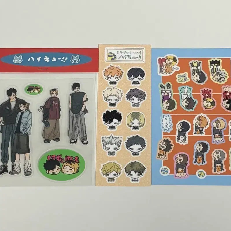 [SOLD OUT] 하이큐 스티커 젯젯님 후비적 고고마