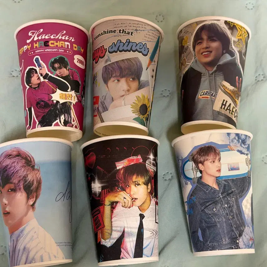 [BUNJANG] NCT Haechan Birthday Cafe Bundle Set / NCT 해찬 생카컵 + 생카 엽서 비공굿 일괄