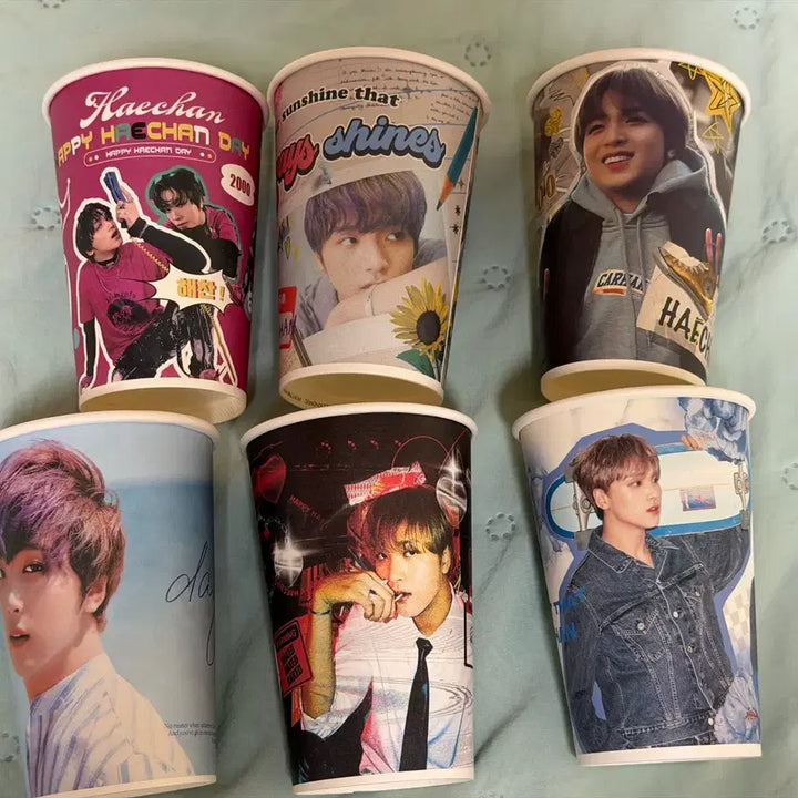 [BUNJANG] NCT Haechan Birthday Cafe Bundle Set / NCT 해찬 생카컵 + 생카 엽서 비공굿 일괄