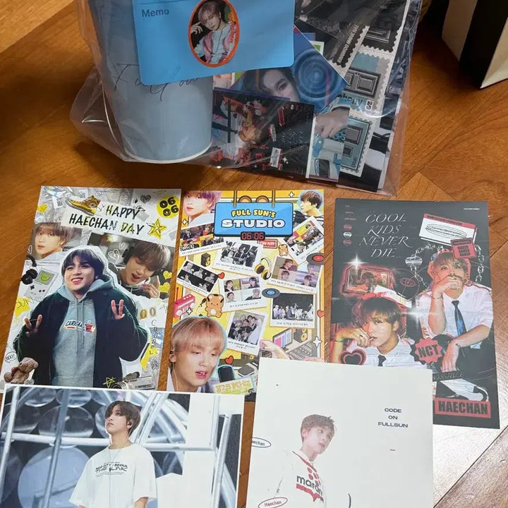 [BUNJANG] NCT Haechan Birthday Cafe Bundle Set / NCT 해찬 생카컵 + 생카 엽서 비공굿 일괄