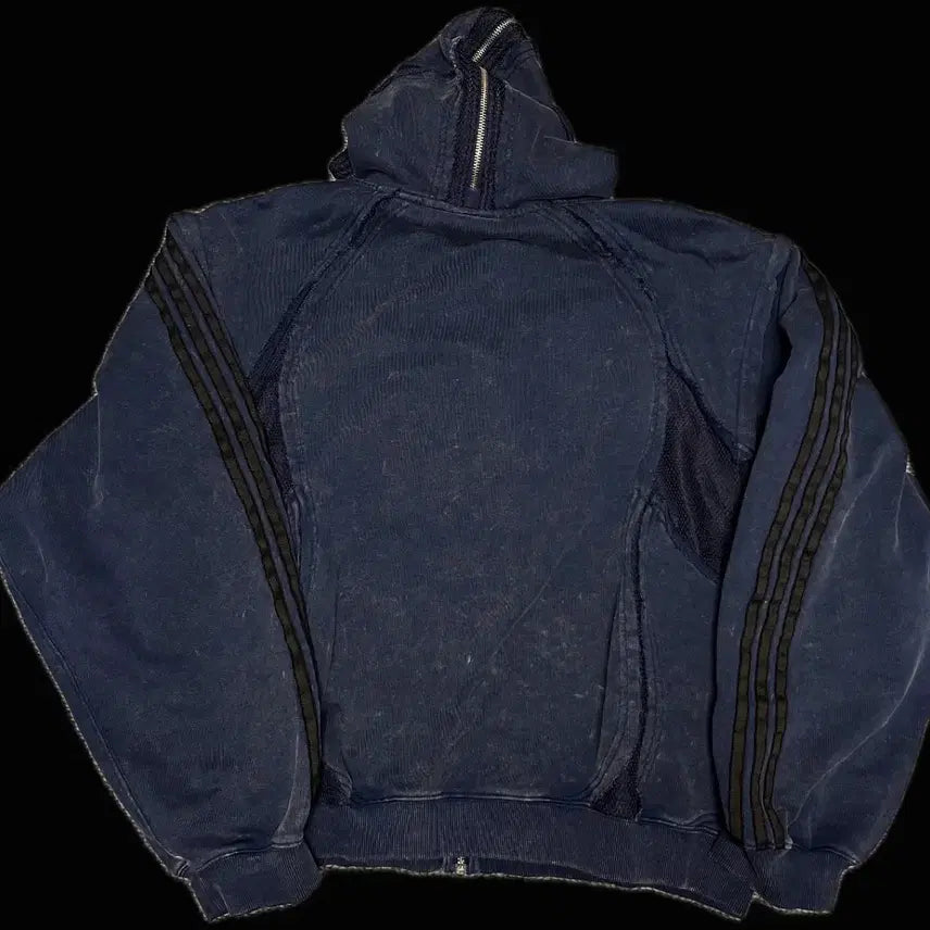[BUNJANG] Adidas Thug Club Teamgeist Hoodie Jacket / 아디다스x떠그클럽 콜라보 팀가이스트 후드집업 나이트인디고