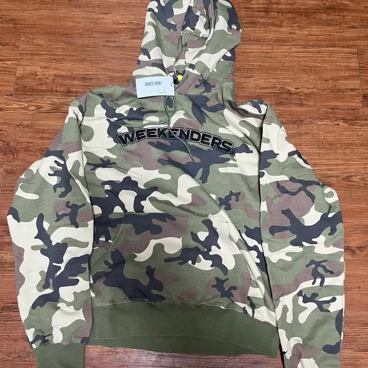 [BUNJANG] Wecandr. Camo Hoodie L / 새상품)위캔더스 카모 후드티 L