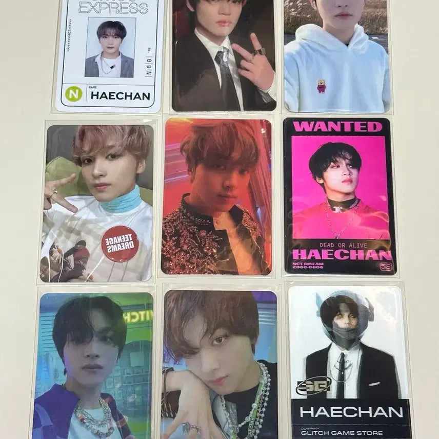 [BUNJANG] NCT 127 Haechan Chenle Photocard Bundle Set / 엔시티 127 드림 해찬 천러 포카 양도 공굿
