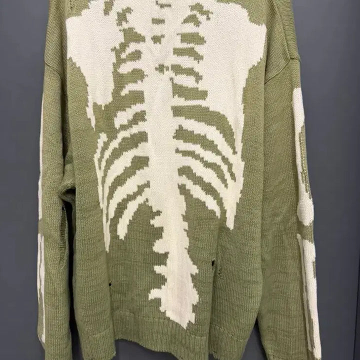 [BUNJANG] Capital Knit Sweater Crewneck / (3,오늘만)캐피탈 본 니트 스웨터 크루넥
