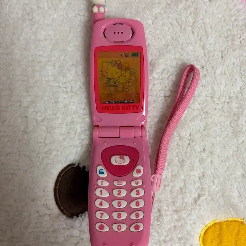 [BUNJANG] Sanrio Hello Kitty Vintage Phone Toy / 고전 산라오 헬로키티 고전키티 키티폰 작동폰 모형본 완구폰 고전완구