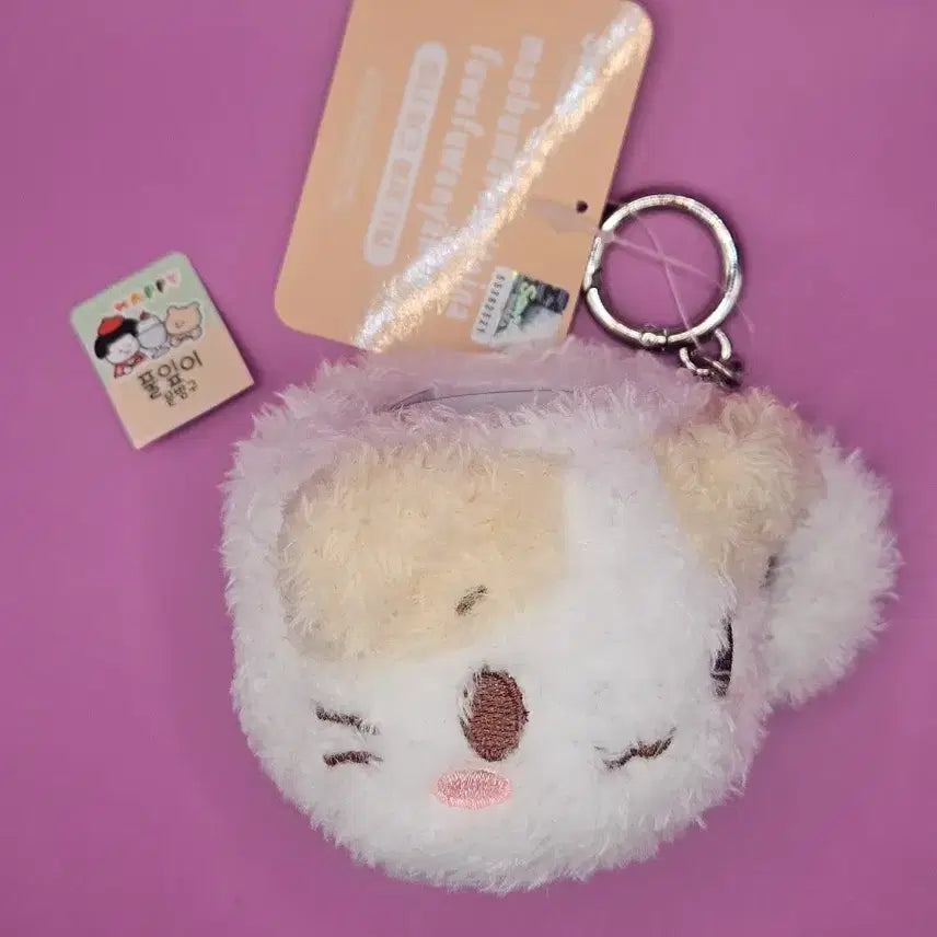 [SOLD OUT] 마슈마로 미타이나 후와후와 냥코 미니 머그 키링. 산리오. 새상품