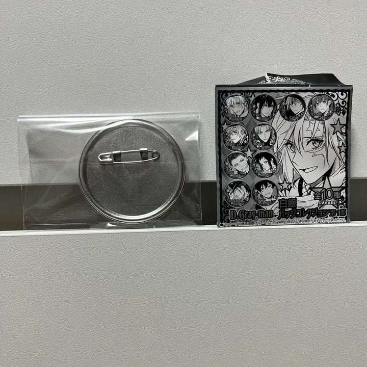 [BUNJANG] D.Gray-man Cross Marian Silver Can Badge / 디그레이맨 (크로스 마리안) 백은 캔뱃지 컬렉션 굿즈