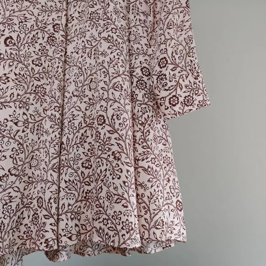 [BUNJANG] Reiss Floral Belted Dress / 리스 글로시 플로럴 벨티드 원피스 (신민아 착용)