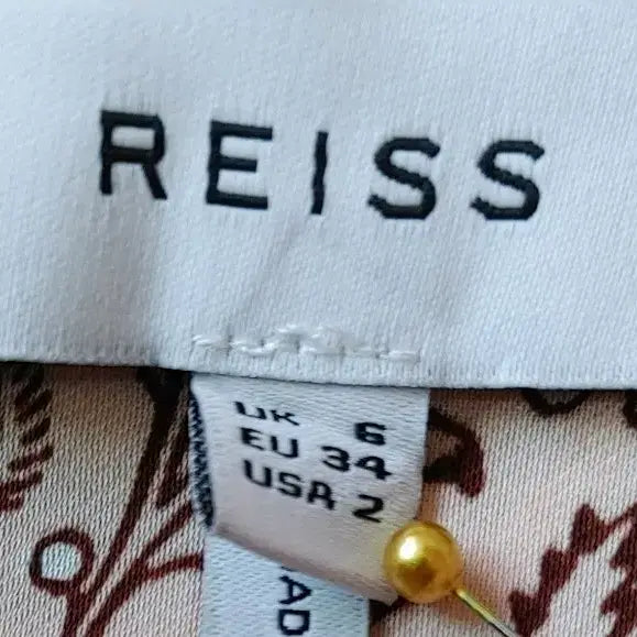 [BUNJANG] Reiss Floral Belted Dress / 리스 글로시 플로럴 벨티드 원피스 (신민아 착용)
