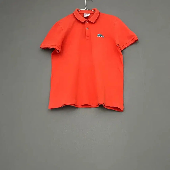 [BUNJANG] Lacoste Orange Short Sleeve Polo Shirt L / 라코스테 오렌지색 반팔 폴로티  L