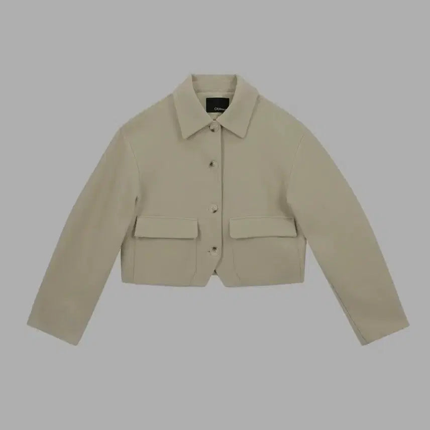 [BUNJANG] Citybreeze Volume Sleeve Wool Coat - Light Beige / 시티브리즈 볼륨 소매 울 코트 새상품