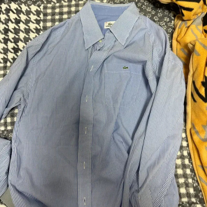 [BUNJANG] Lacoste Striped Shirt L / 라코스테 스트라이프 셔츠 L