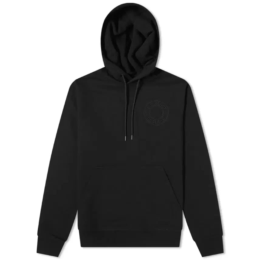 [BUNJANG] Burberry Embossed Logo Black Hoodie / (L) 버버리 엠보 로고 블랙 후드티