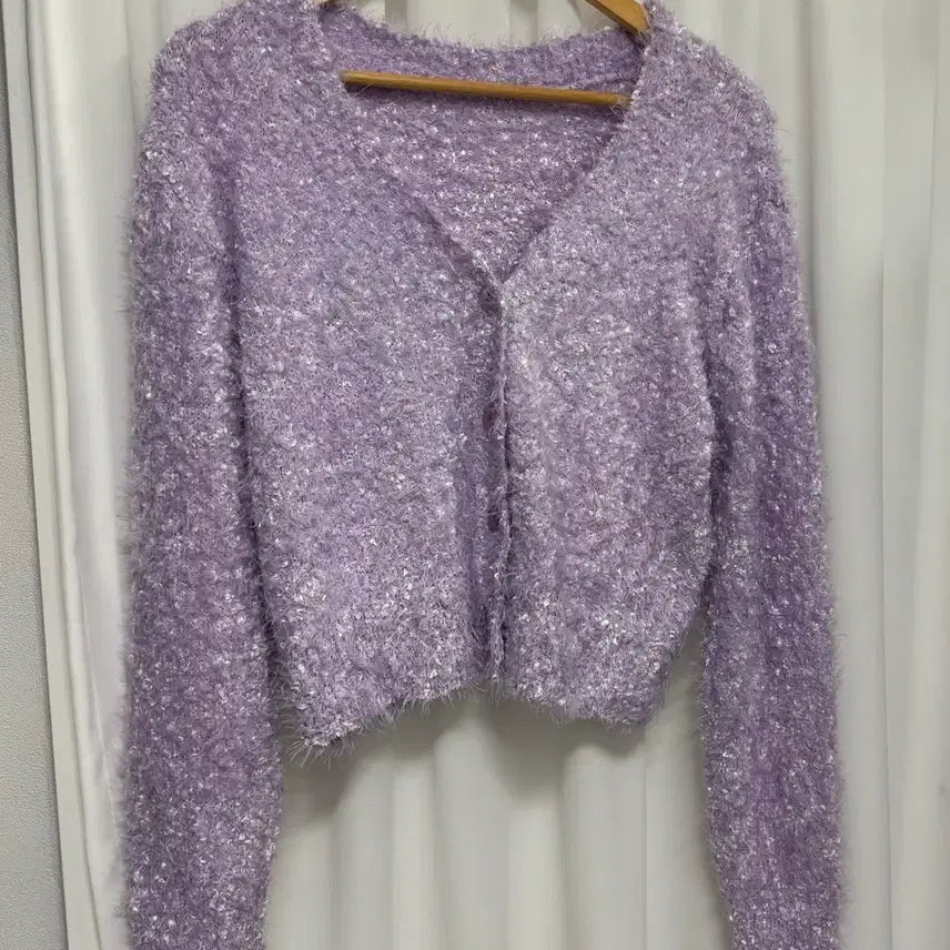 [BUNJANG] Solip Sa Purple Cardigan / [새상품] 솔잎사 퍼플 가디건
