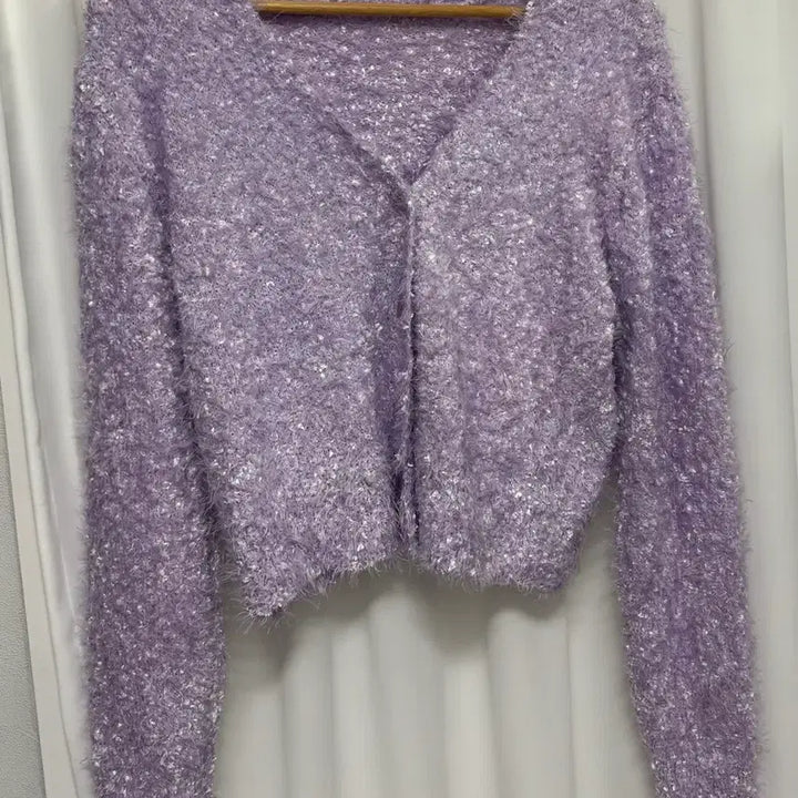 [BUNJANG] Solip Sa Purple Cardigan / [새상품] 솔잎사 퍼플 가디건