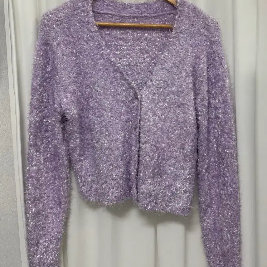 [BUNJANG] Solip Sa Purple Cardigan / [새상품] 솔잎사 퍼플 가디건