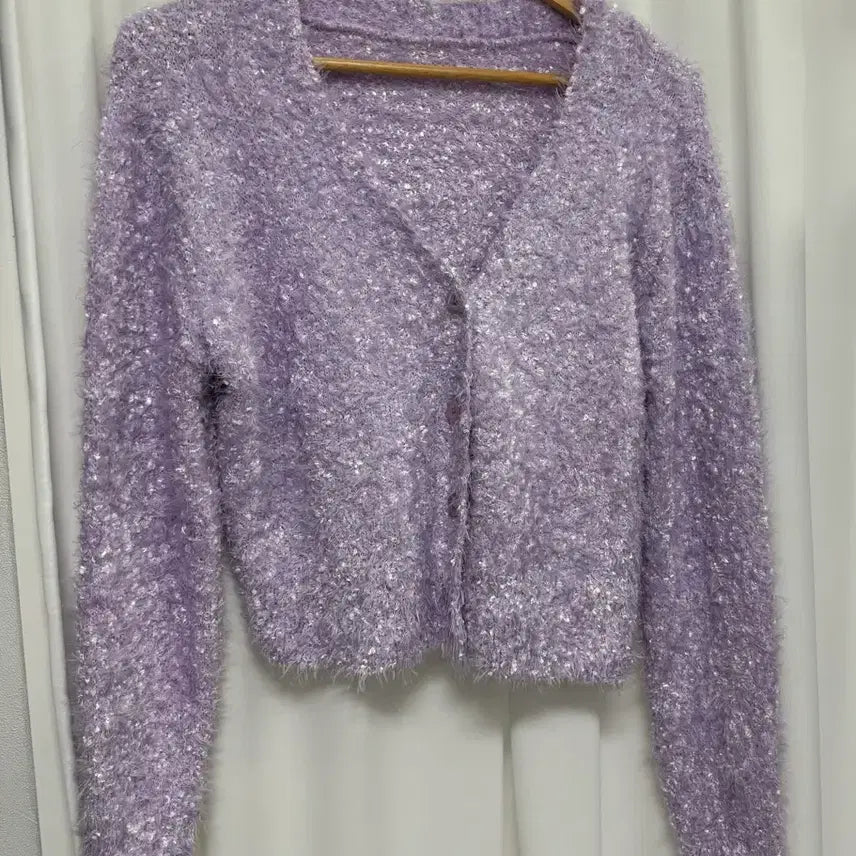 [BUNJANG] Solip Sa Purple Cardigan / [새상품] 솔잎사 퍼플 가디건